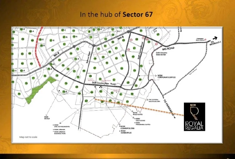 True Habitat Luxe Residency 112 Location Map