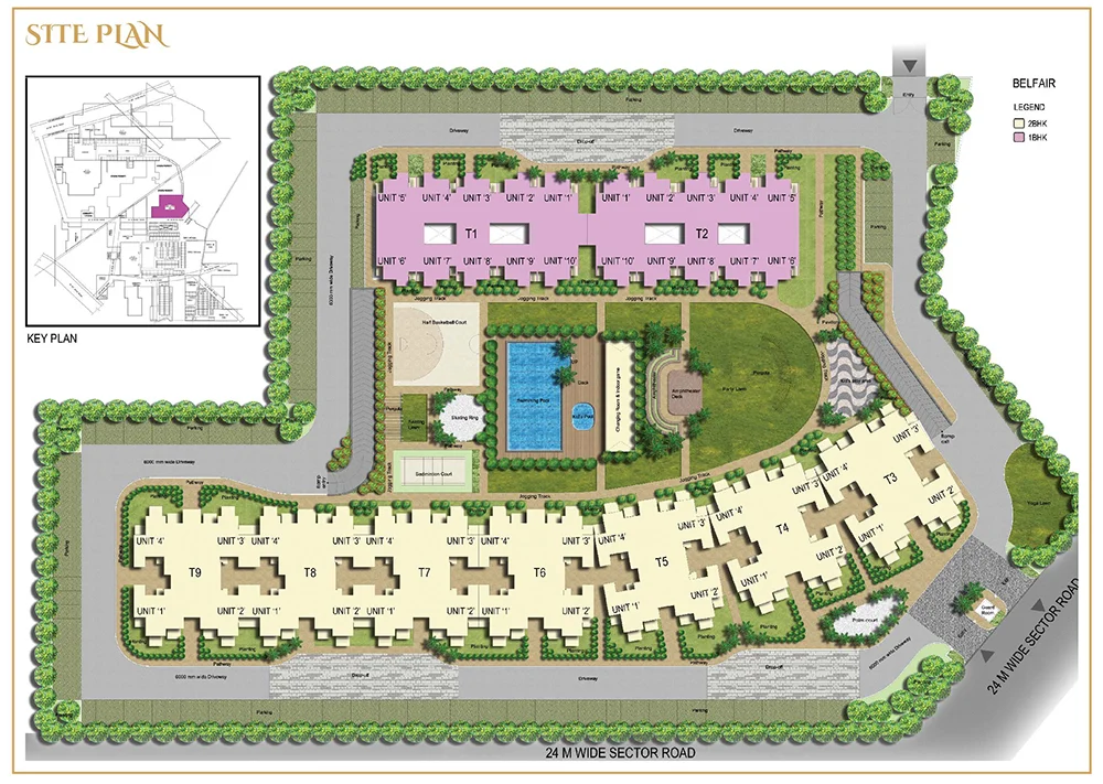 True Habitat Luxe Residency 112 Location Map