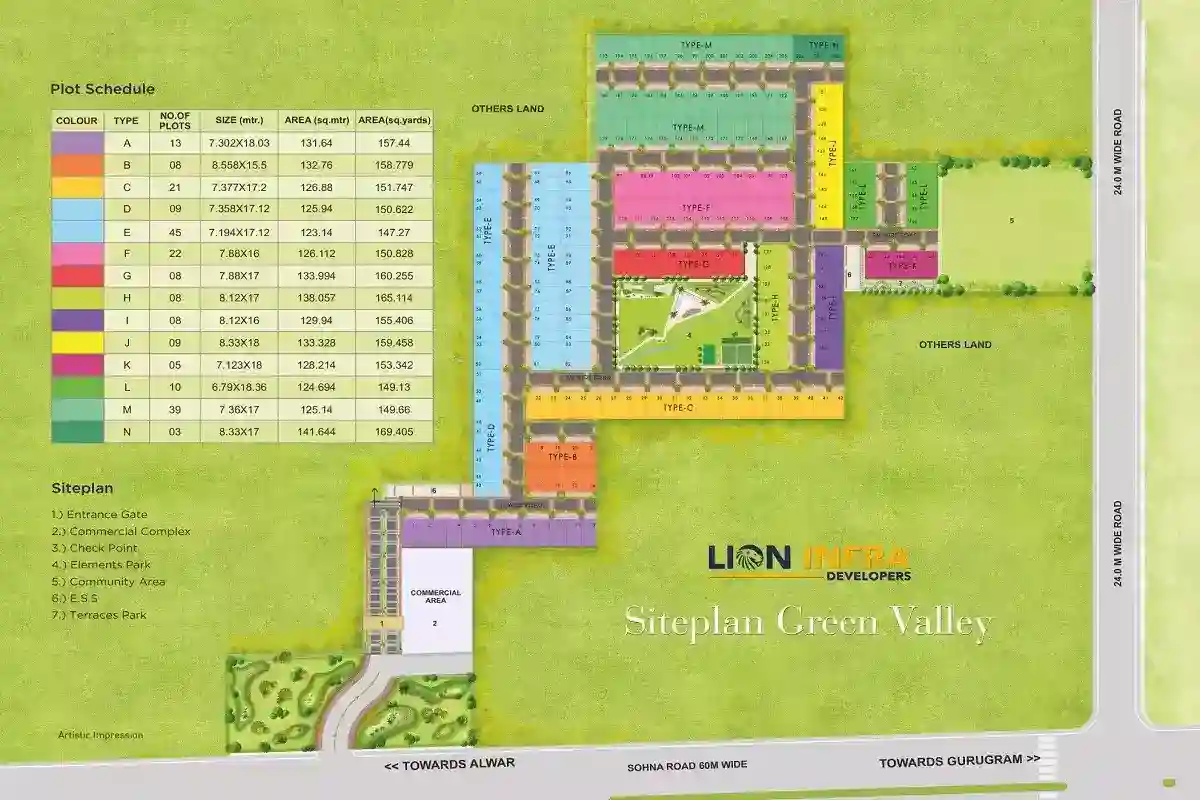 True Habitat Luxe Residency 112 Location Map