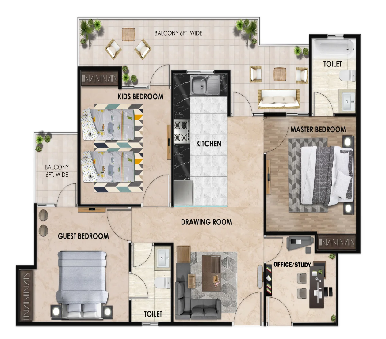 4S Aster Avenue Location Map