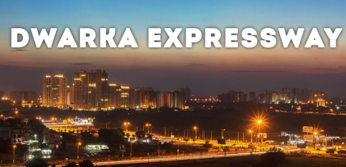 "An aerial view of Dwarka Expressway Gurgaon, showcasing the promising future of real estate development in this strategically located corridor. The image captures the evolving landscape, with ongoing infrastructure projects, residential and commercial complexes, and green spaces, highlighting the area's potential for sustainable growth and investment opportunities."